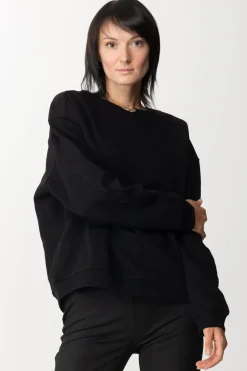 Pinko Felpa con Collana In StrassNERO LIMOUSINE