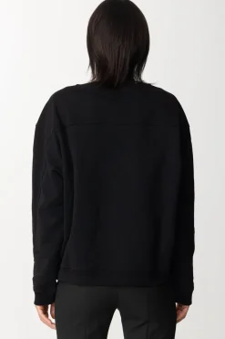 Pinko Felpa con Collana In StrassNERO LIMOUSINE