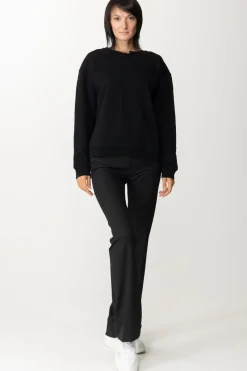 Pinko Felpa con Collana In StrassNERO LIMOUSINE