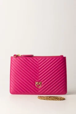 Pinko Flat Love Bag Simply TrapuntataPINK PINKO-ANTIQUE GOLD