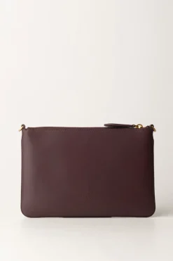 Pinko Flat Love Bag SimplyMARRONE CIOCCOLATO-ANTIQUE GOL