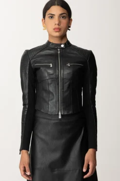 Pinko Giacca Biker BatmanNERO LIMOUSINE