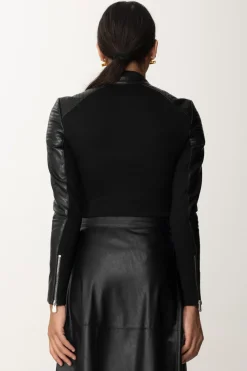 Pinko Giacca Biker BatmanNERO LIMOUSINE