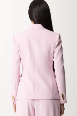 Pinko Giacca Doppiopetto con Tasche a PattaFUMO ORCHIDEA