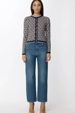 Pinko Jeans Crop a Gamba DrittaBLU-ZAFFIRO STELLA