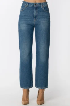 Pinko Jeans Crop a Gamba DrittaBLU-ZAFFIRO STELLA