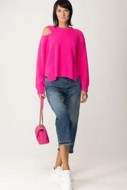 Pinko Jeans Cropped BoyfriendLAVAGGIO VINTAGE MEDIO SCURO