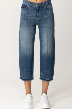 Pinko Jeans Cropped BoyfriendLAVAGGIO VINTAGE MEDIO SCURO