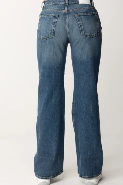 Pinko Jeans Wide Leg Cinque TascheLAVAGGIO VINTAGE SCURO