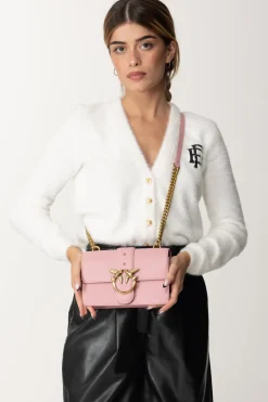 Pinko Love Bag Classic MiniROSA ROSSORE-ANTIQUE GOLD