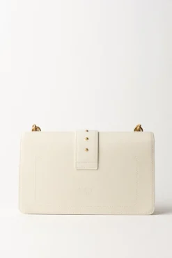 Pinko Love Bag ClassicBIANCO SETA-ANTIQUE GOLD