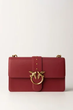 Pinko Love Bag ClassicDARK RED-ANTIQUE GOLD