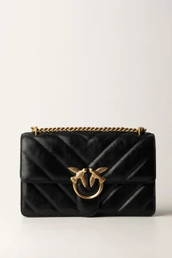 Pinko Love Bag TrapuntataNERO-ANTIQUE GOLD