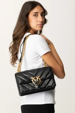 Pinko Love Bag TrapuntataNERO-ANTIQUE GOLD