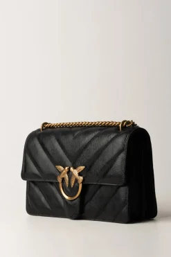 Pinko Love Bag TrapuntataNERO-ANTIQUE GOLD