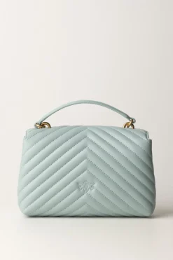 Pinko Love Lady Mini Puff ClassicBRUMA GRIGIO-ANTIQUE GOLD