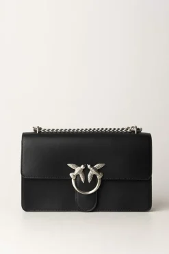 Pinko Love One Classic BagNERO-OLD SILVER