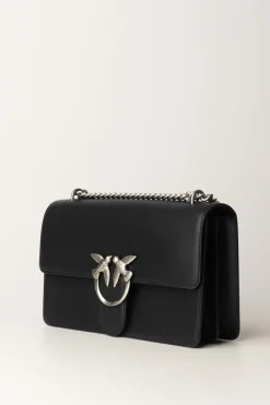 Pinko Love One Classic BagNERO-OLD SILVER