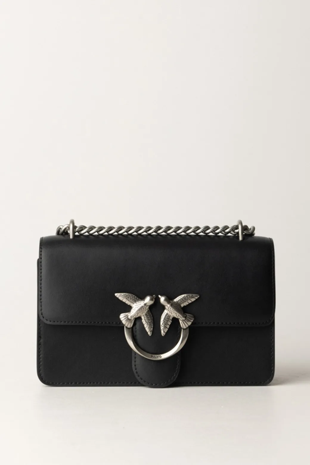 Pinko Love One Mini BagNERO-OLD SILVER