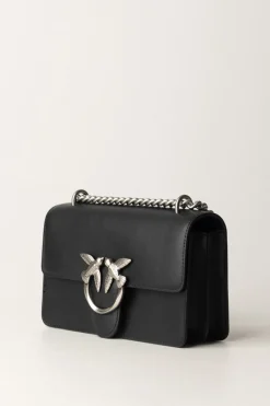 Pinko Love One Mini BagNERO-OLD SILVER
