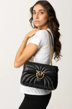 Pinko Love Puff ButterflyNERO-ANTIQUE GOLD