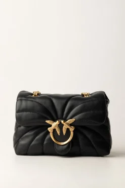 Pinko Love Puff Mini ButterflyNERO-ANTIQUE GOLD