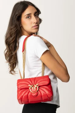 Pinko Love Puff Mini ButterflyROSSO-ANTIQUE GOLD