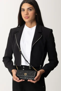 Pinko Love Tiny Birds WalletNERO-ANTIQUE GOLD