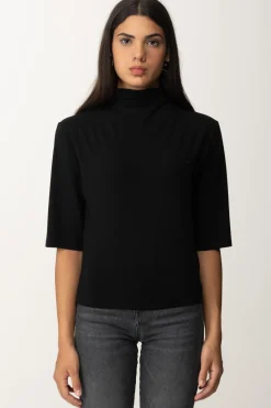 Pinko Maglia a Collo Alto con Logo 