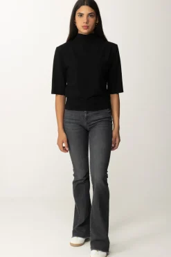 Pinko Maglia a Collo Alto con Logo 