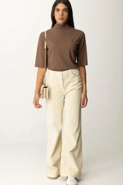 Pinko Maglia a Collo Alto con Logo 