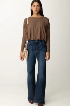 Pinko Maglia con Arriccio In VitaTERRA SCURO