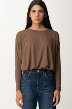 Pinko Maglia con Arriccio In VitaTERRA SCURO