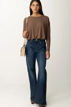 Pinko Maglia con Arriccio In VitaTERRA SCURO