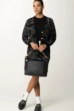 Pinko Maglia Corta AderenteNERO LIMOUSINE