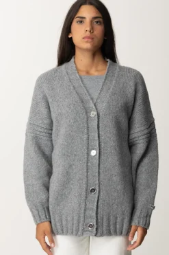 Pinko Maxi CardiganARGENTO-METALLIZZATO