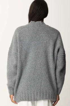 Pinko Maxi CardiganARGENTO-METALLIZZATO