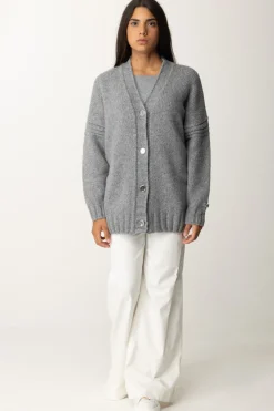 Pinko Maxi CardiganARGENTO-METALLIZZATO