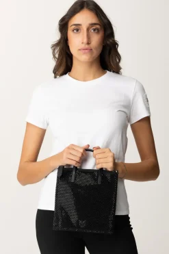 Pinko Mini Shopper Strass GioielloNERO LIMOUSINE-CANNA FUCILE