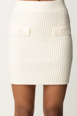 Pinko Minigonna ExoticBIANCO MERINGA