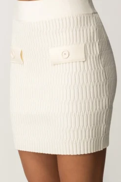 Pinko Minigonna ExoticBIANCO MERINGA