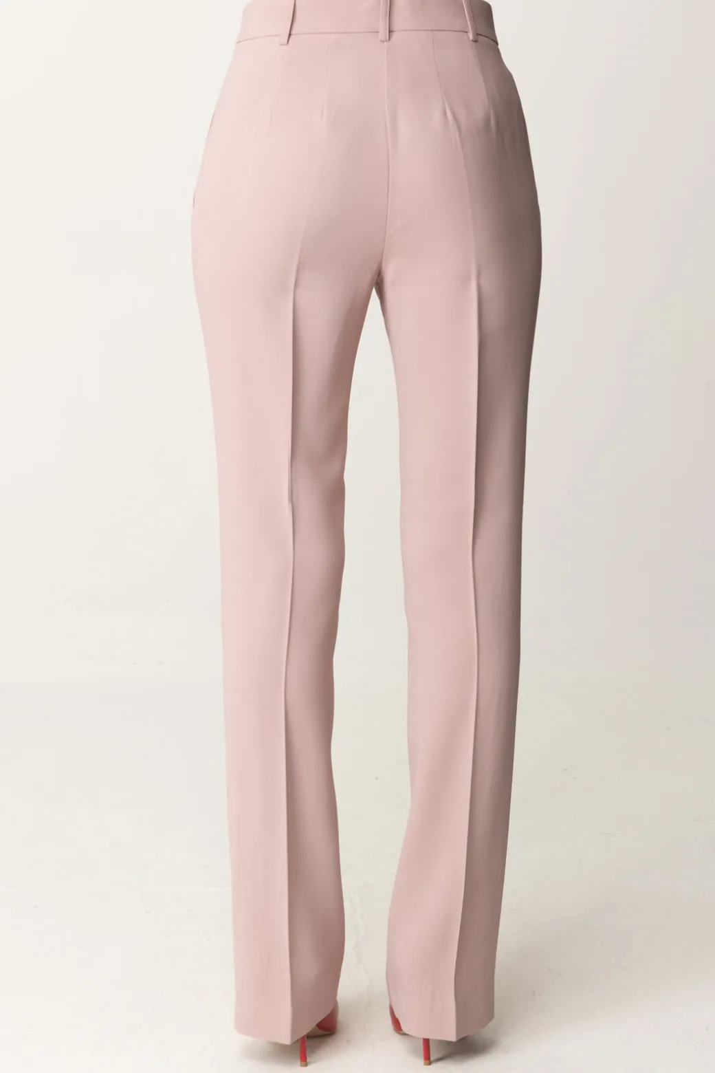 Pinko Pantaloni a Zampa In Cady TecnicoROSA ZEFIRO