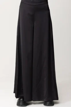 Pinko Pantaloni Ampi con Spacchi LateraliNERO LIMOUSINE