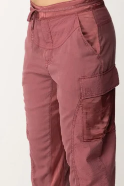 Pinko Pantaloni Cargo Fluidi con CoulisseROSA DECO