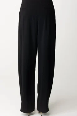Pinko Pantaloni con Pieghe In Crepe StretchNERO LIMOUSINE