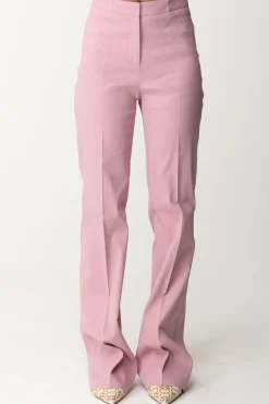 Pinko Pantaloni Flare In Misto LinoFUMO ORCHIDEA