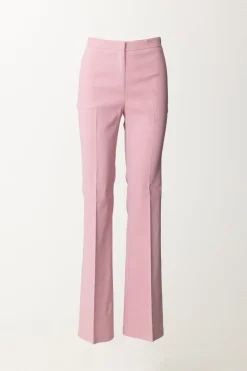 Pinko Pantaloni Flare In Misto LinoFUMO ORCHIDEA