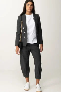 Pinko Pantaloni In StoffaGRIGIO - CORVO