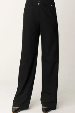 Pinko Pantaloni Straight CutNERO LIMOUSINE