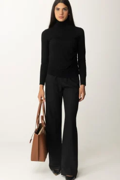 Pinko Pantaloni Straight CutNERO LIMOUSINE